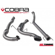 Vauxhall Astra H VXR Cobra Turbo Back Sports Cat Non Resonated 