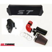 Ford Focus ST225 Intercooler and Group A Open Air Filter With Cold Feed Scoop - Combo Deal